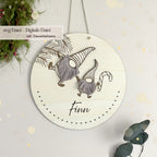 DIY Holz Adventskalender mit Wichtel Laserdatei und 24 Löchern