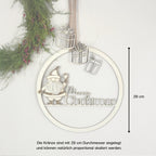 Kranz Weihnachtsmann 29cm SVG