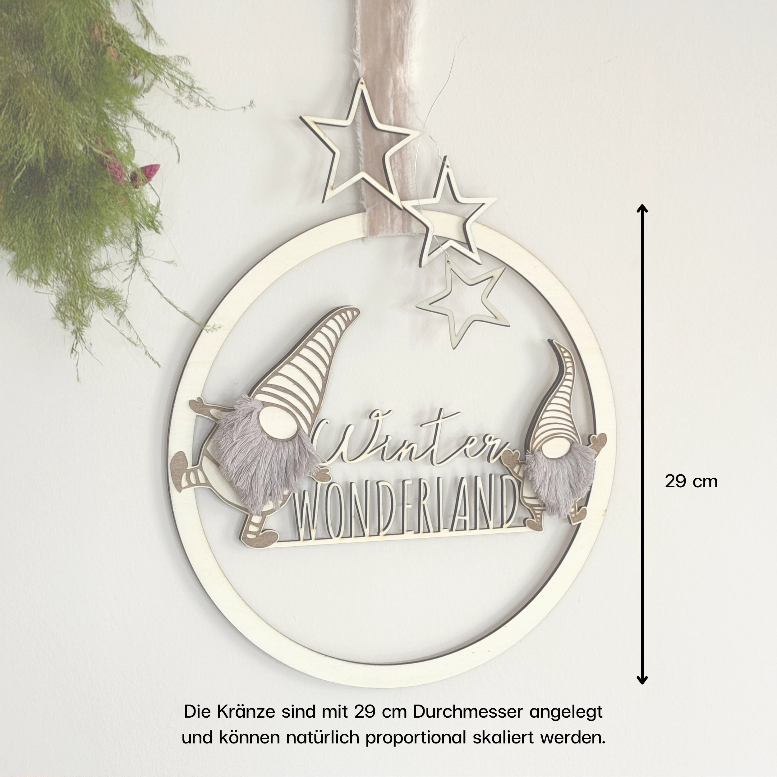 Wichtel-Kranz als Weihnachtsgeschenk oder dekorativer Hingucker