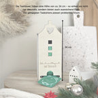 Laserdatei Weihnachts-Teebox Haus