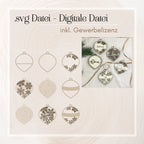 20 Kombinationsmöglichkeiten Vorder- & Rückseiten Weihnachtskugeln