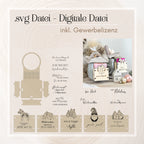 14 weihnachtliche Gravurtexte für Teegeschenk-Anhänger