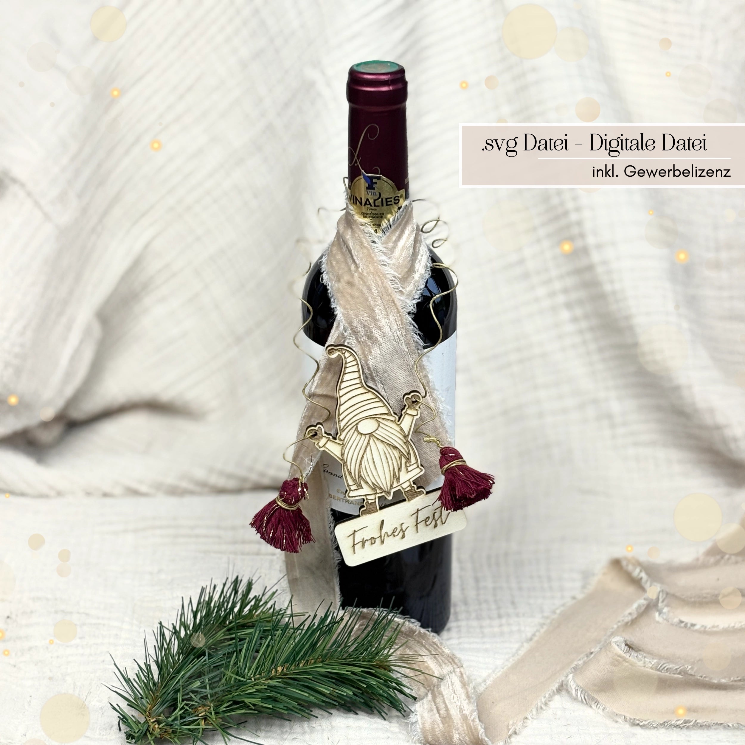 Laserdatei mit 13 Weihnachtssprüchen für Anhänger & Geschenke