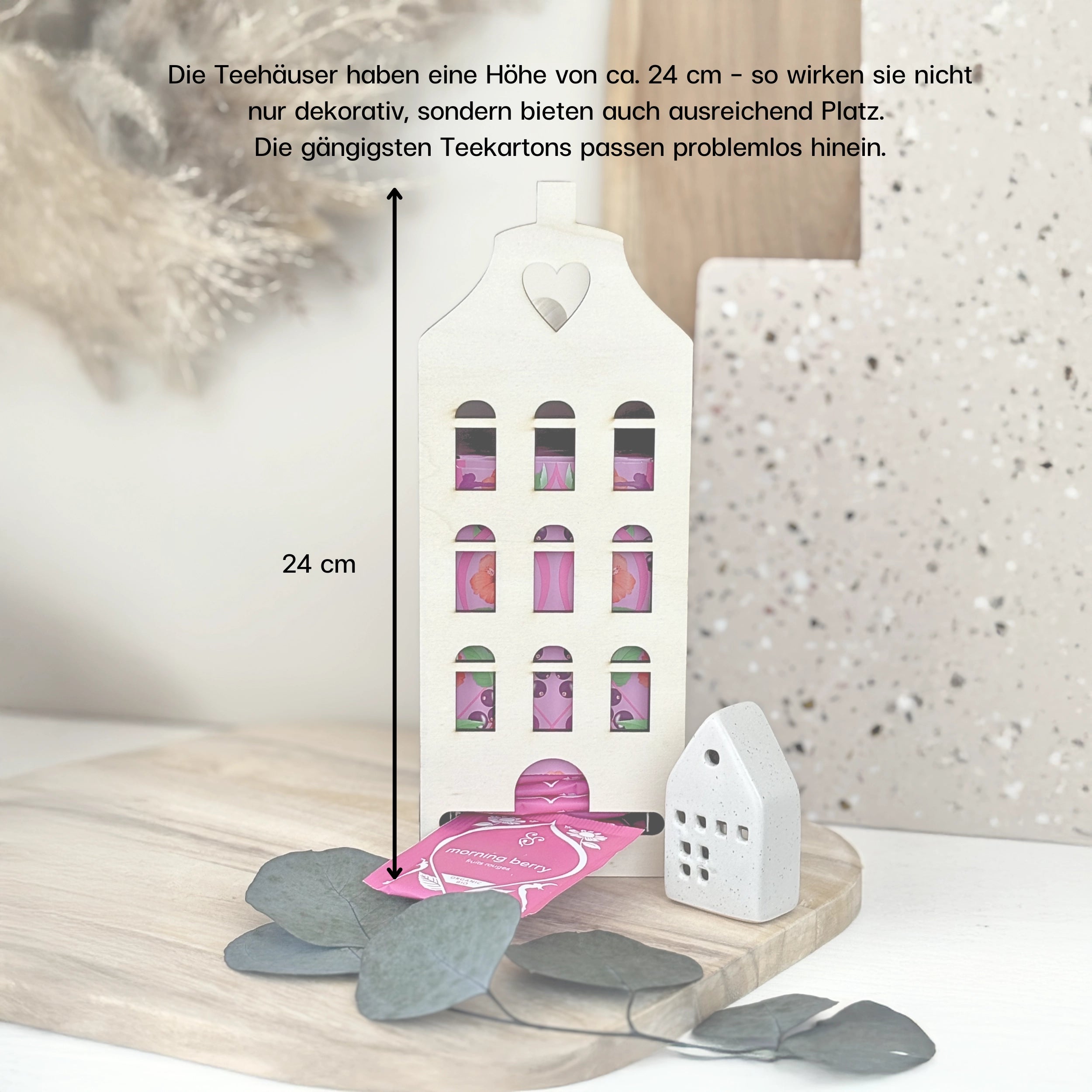 Laserdatei Teebox Grachtenhaus