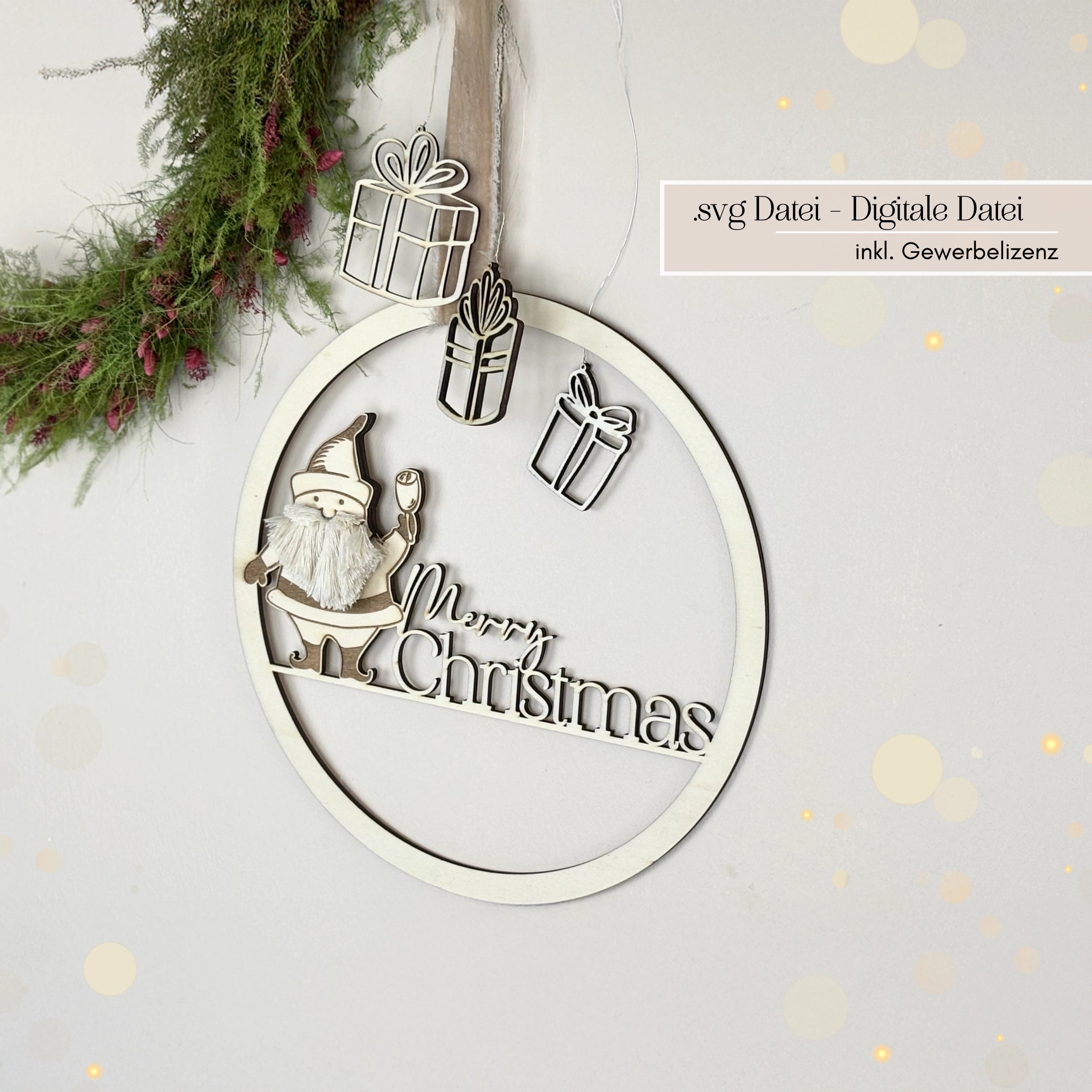 SB-Laden Artikel Weihnachten Gewerbelizenz Laserdatei